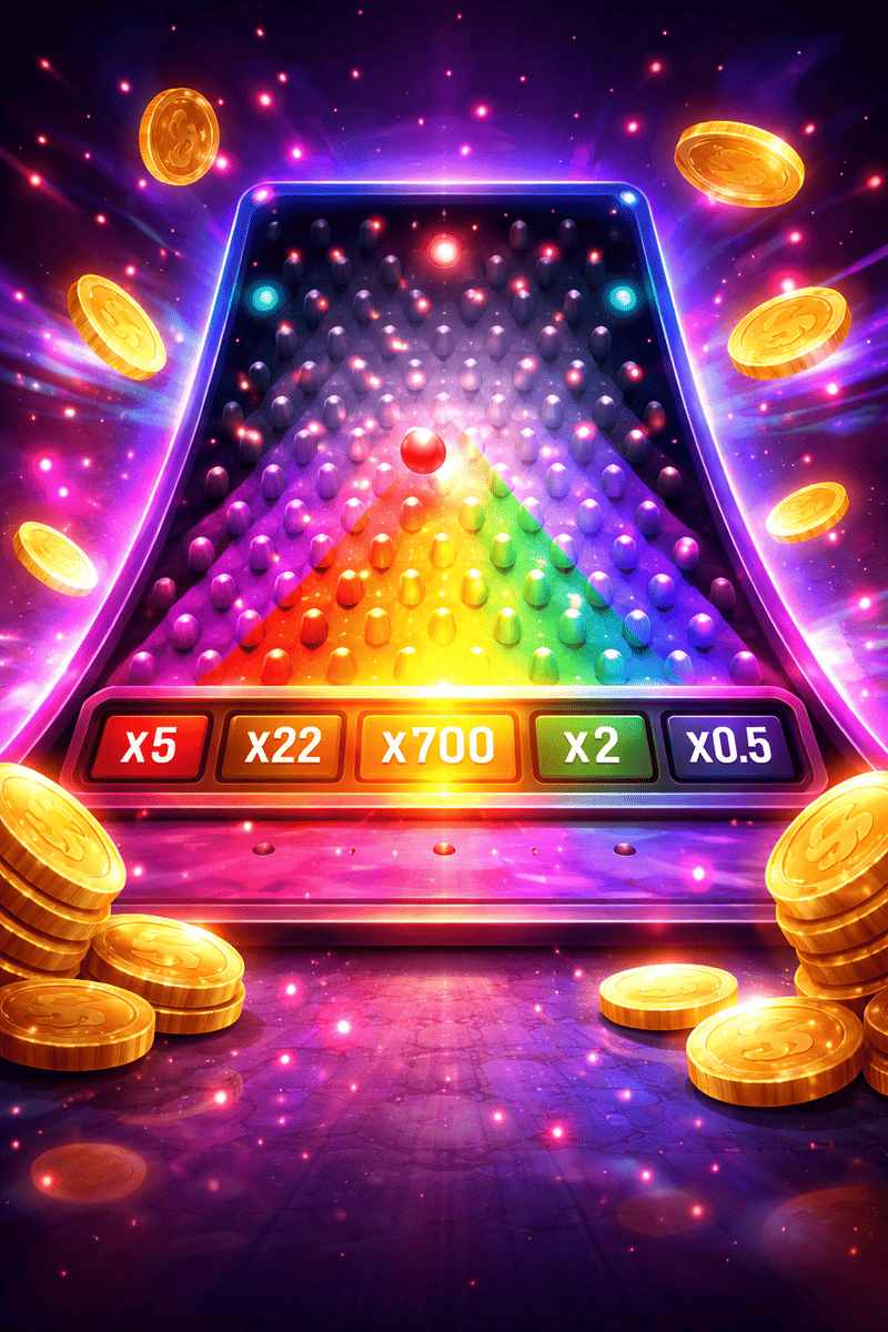 

plinko spiel mit kugel und multiplikatoren im online casino

